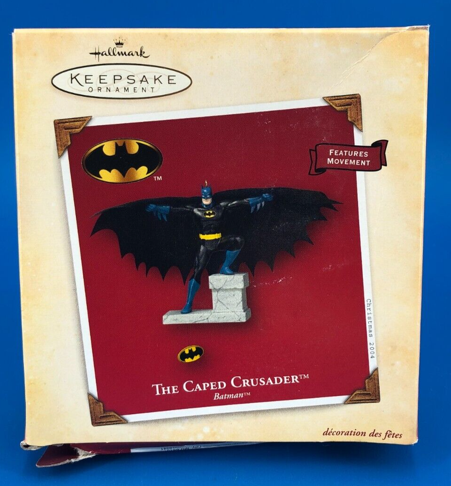 2004 Hallmark Batman The Caped Crusader Keepsake Christmas Ornament