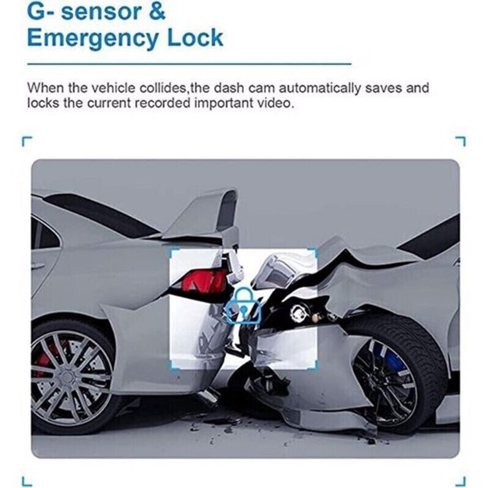 2.4 Inch Full HD 1080P Dash Cam with Night Vision and G-Sensor  