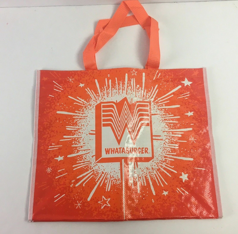 WHATABURGER Large Reusable Tote/Shopping Bag - 17