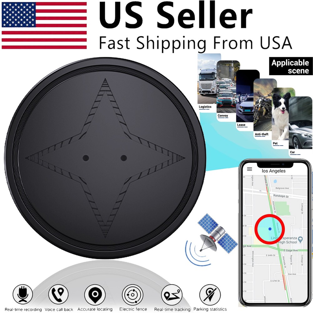 PG12 Mini GPS Car Tracker with Real-Time GSM GPRS Tracking and Magnetic Mount