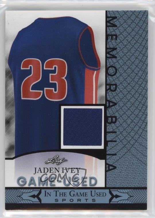 2024 Leaf ITG Used Sports Game Memorabilia Retail Mega Box Platinum Jaden Ivey