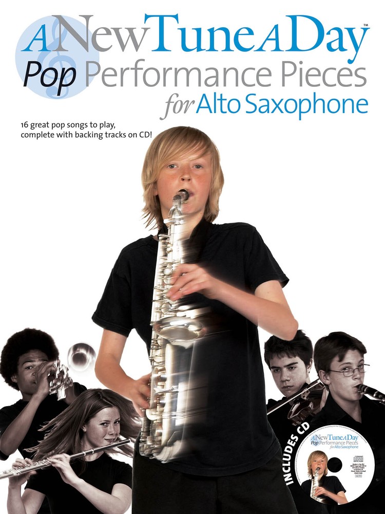 A New Tune A Day Pop Performance for Alto Sax Sheet Music Play-Along Book CD