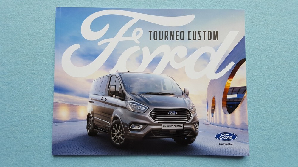 Ford Tourneo Custom Zetec Sport Shuttle Bus brochure catalogue April 2018 MINT
