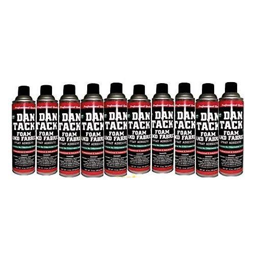10 Dan Tack 2012 Heavy-Duty Foam & Fabric Spray Adhesive 12Oz Can