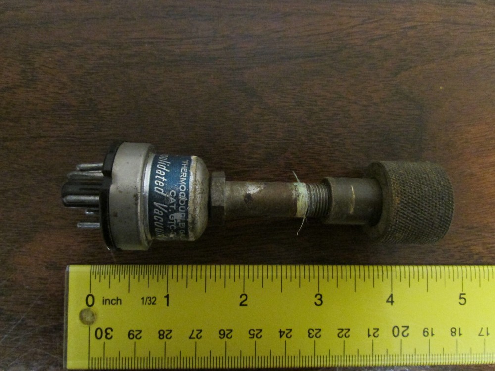 CVC Consolidated Vacuum Corporation GTC-004 Thermocouple Gauge Tube As Is