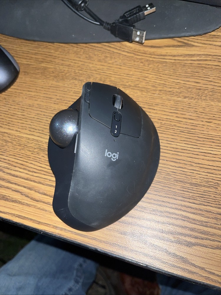 Logi MX Ergo Bluetooth Trackball Mouse With Raised Pad No Dongle