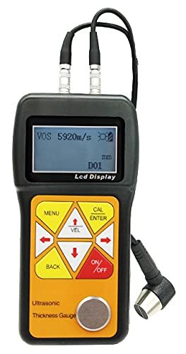 Precision Digital Ultrasonic Thickness Gauge 0.75-600mm for Steel-image