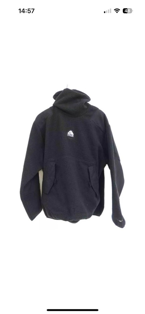 Supreme Nike ACG Fleece Pullover Black Hype Box Logo Nike Supreme Black Size L