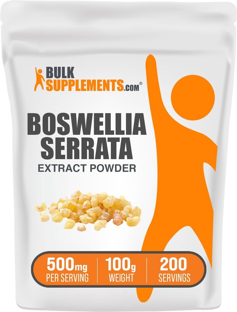 BulkSupplements.com Boswellia Serrata Extract - from Frankincense Resin, Bosw...