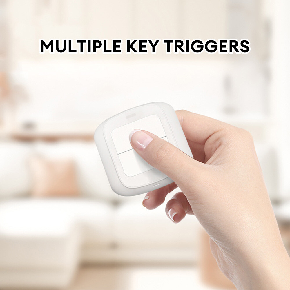 Tuya WiFi ZigBee Wireless Smart Scene Switch Dual Button Control  