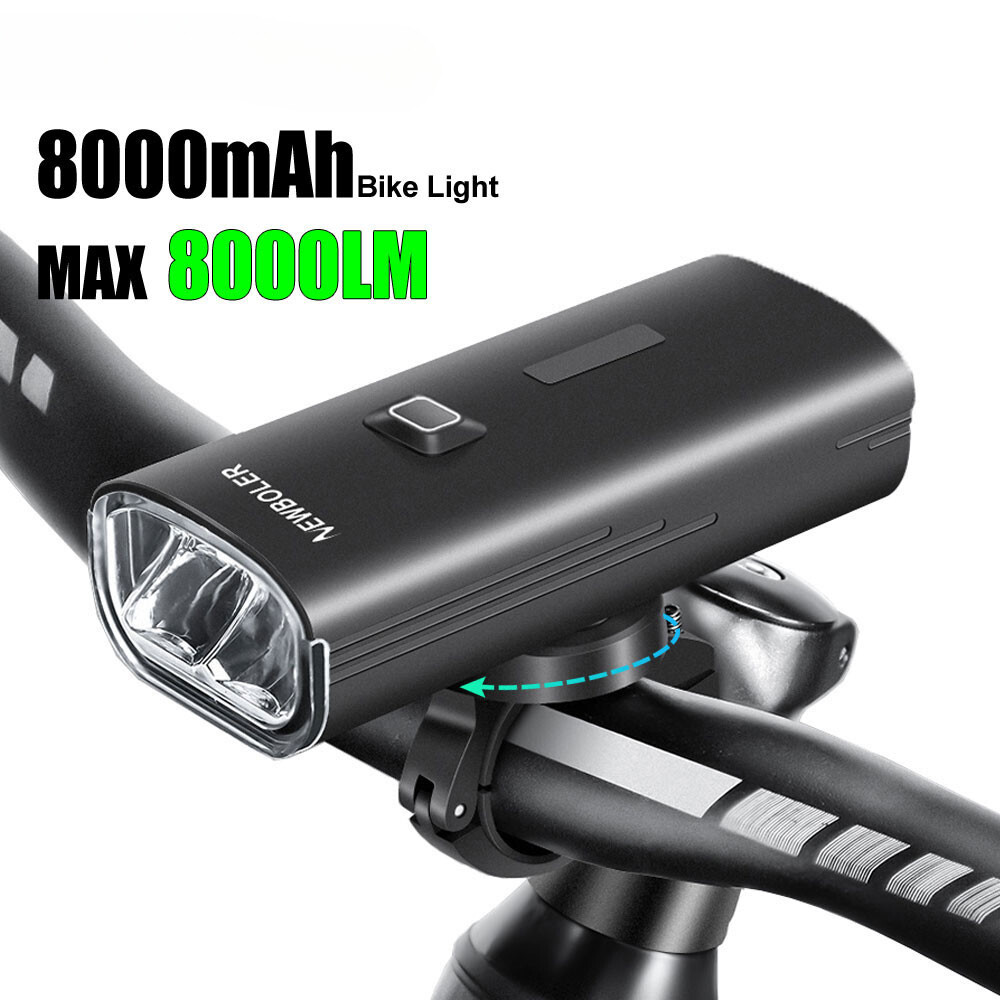Waterproof USB Rechargeable Front Bike Light for Road Cycling