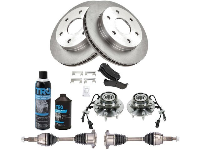 Front Brake Pad Rotor Axle Wheel Hub Kit fits Sierra 1500 Classic 2007 22VYFH