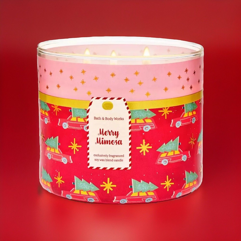Merry Mimosa Scented Candle [Bath & Body Works/White Barn]