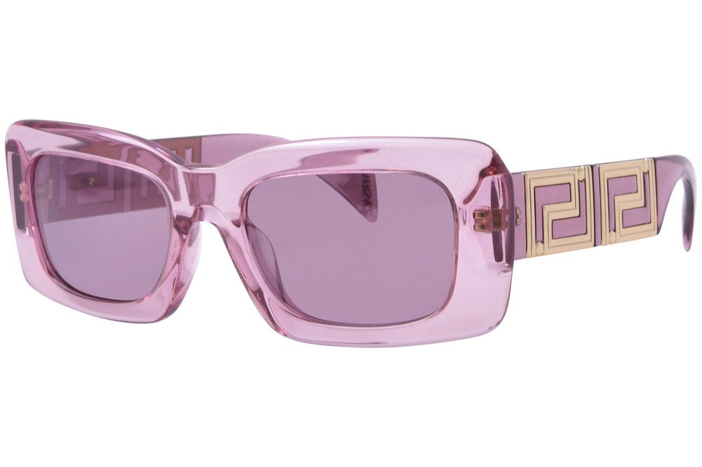 Versace VE4444U 5355AK Pink Violet Mirror Sunglasses 54mm