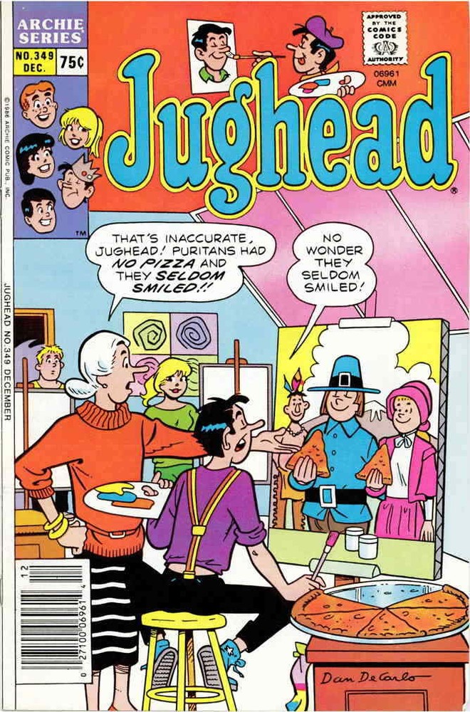 Jughead (Vol. 1) #349 FN; Archie | December 1986 Pizza Cover - we combine shippi