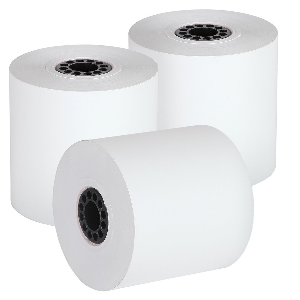 FHS Retail Thermal Receipt Paper 2.25x165 Feet 6 Rolls per Pack
