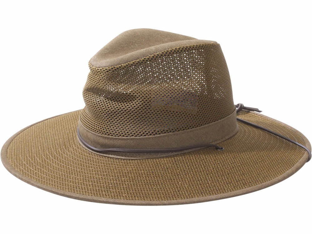 Henschel Men's Aussie Pack Breezer Hat in USA Earth by Marine Visual  -image
