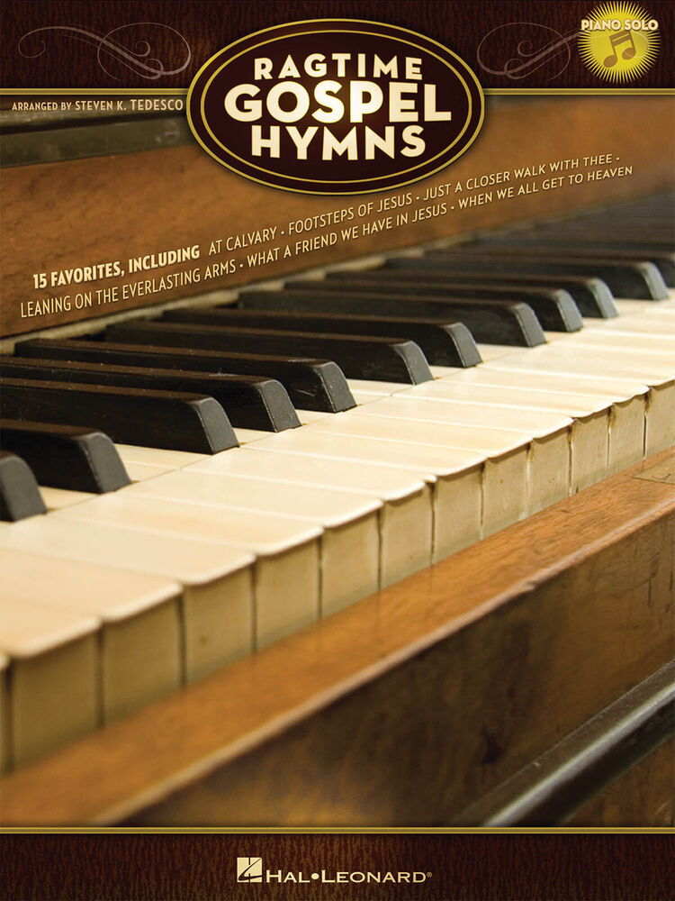 Ragtime Gospel Hymns for Piano Solo Sheet Music 15 Songs Hal Leonard Book