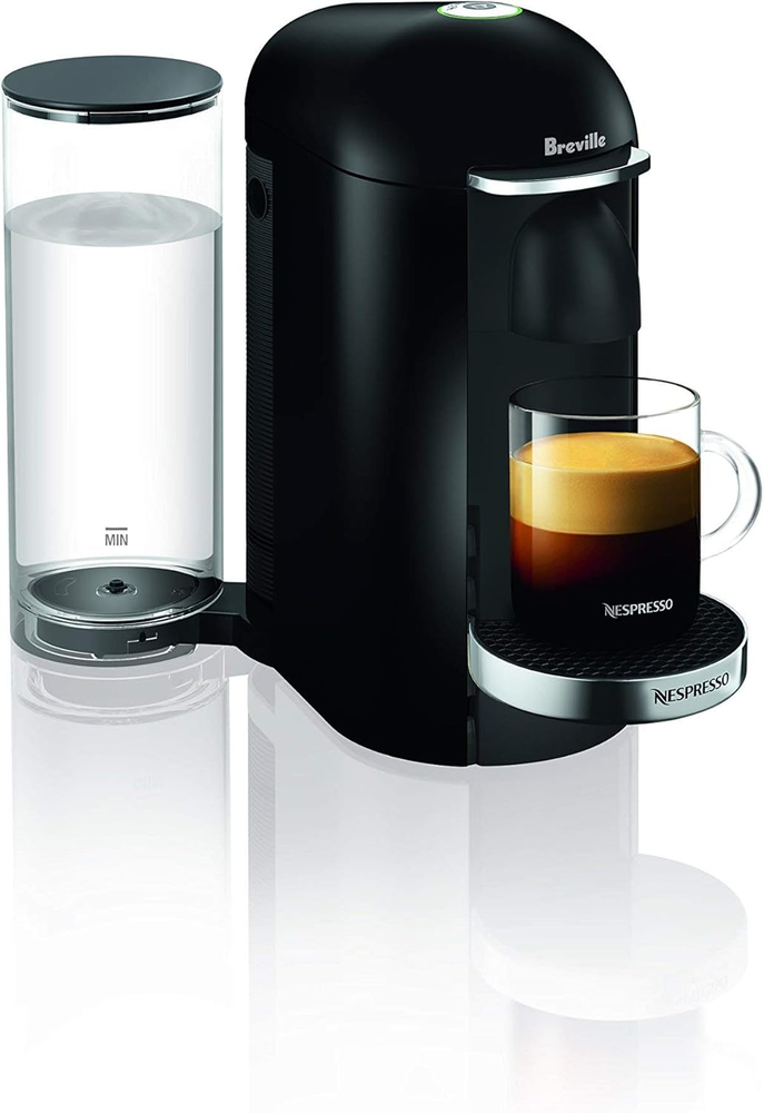 Nespresso Vertuo plus Deluxe Coffee and Espresso Maker by Breville, Black