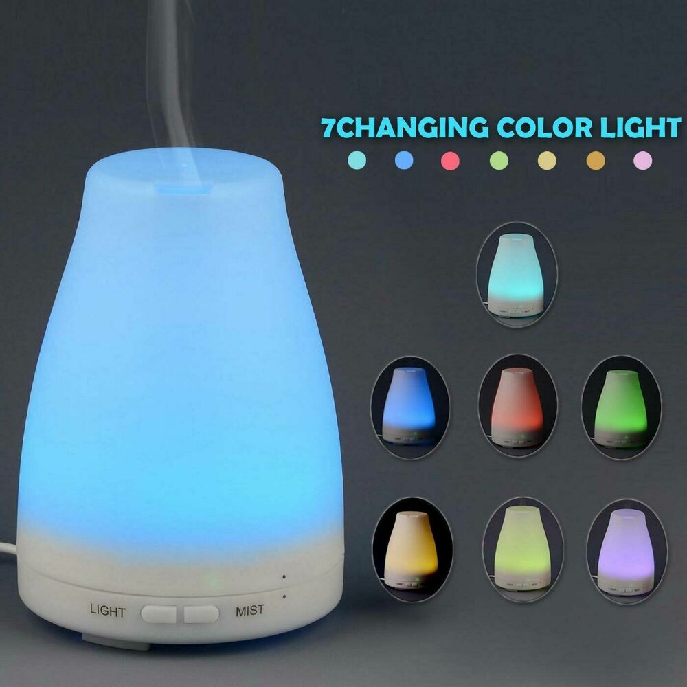 Ultrasonic Aromatherapy Essential Oil Diffuser with LED and Air Purifying Humidifier