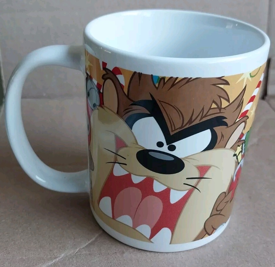 Vintage Warner Bros Looney Tunes Taz Mug Tasmanian Devil Collectible