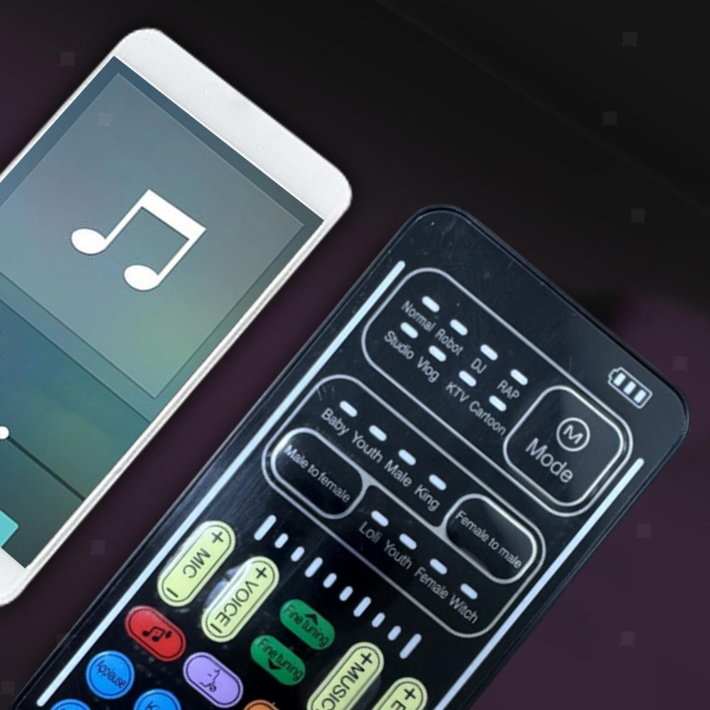 Voice Changer Handheld Voice Changing Device for Game Laptop Live Broadcast-image