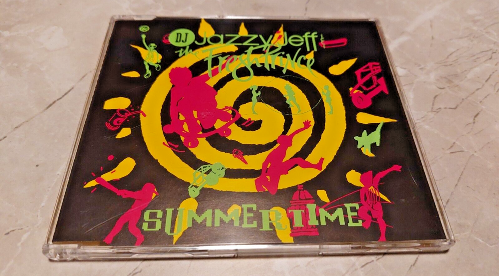 DJ JAZZY JEFF & THE FRESH PRINCE * SUMMERTIME * CD SINGLE Nr MINT 1991 HIP HOP