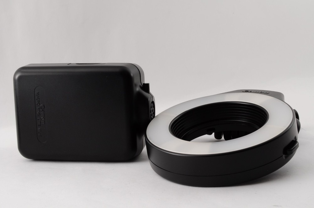 Near MINT Canon Ring Lite ML-3 Flash Microlight Macro Flash From Japan