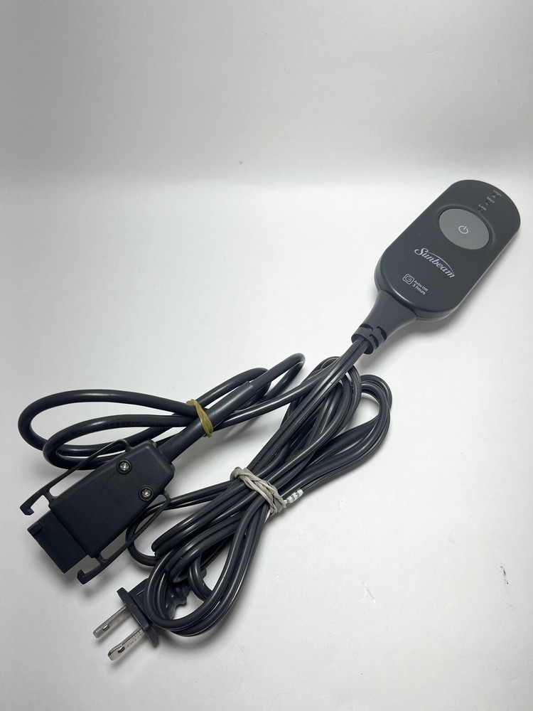 Sunbeam Style AA85 3-Prong Electric Heated Throw Blanket Controller Power Cord