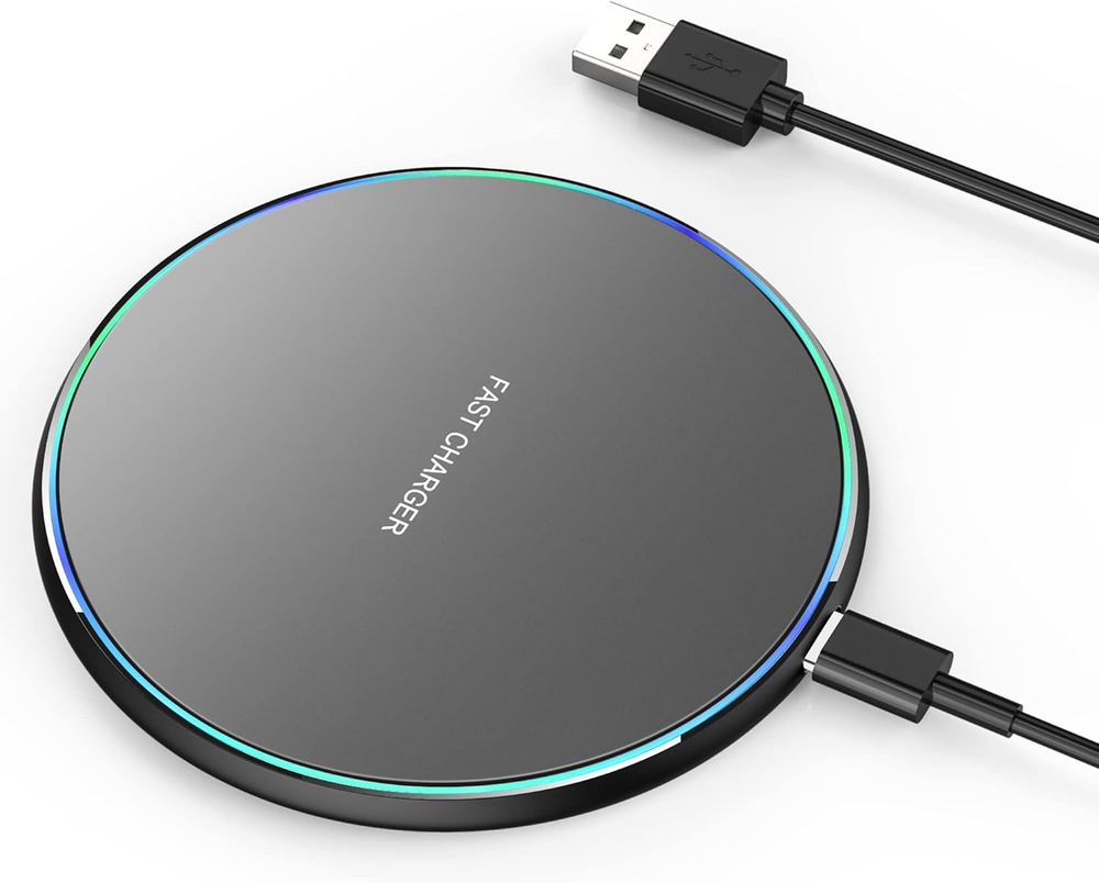 Wireless Charger, Wireless Charging Pad Compatible with Iphone 16 15 14 13 12 11