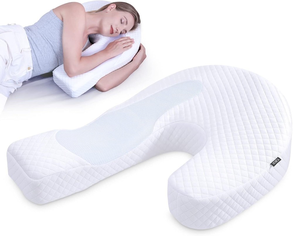 Memory Foam U-Shaped Neck Pillow for Side Sleepers  
