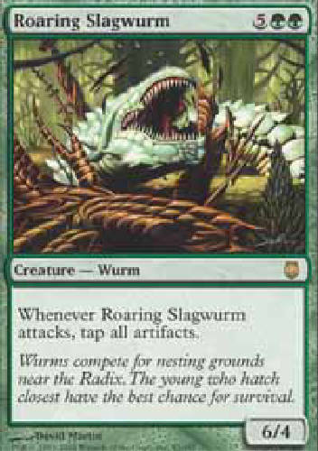 Roaring Slagwurm X4 4X Darksteel MTG Magic the Gathering Cards DJM Set