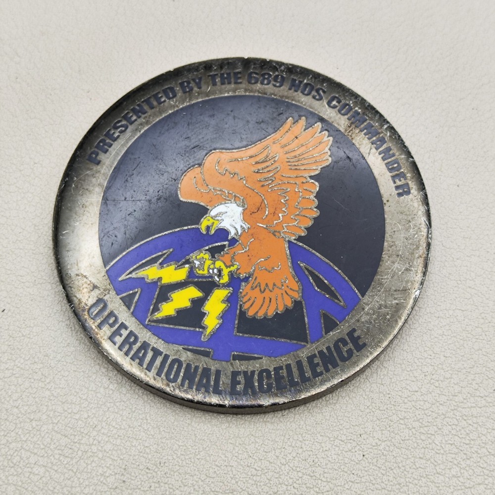 US Army 689th NOS Commander Operational Excellence Challenge Coin  