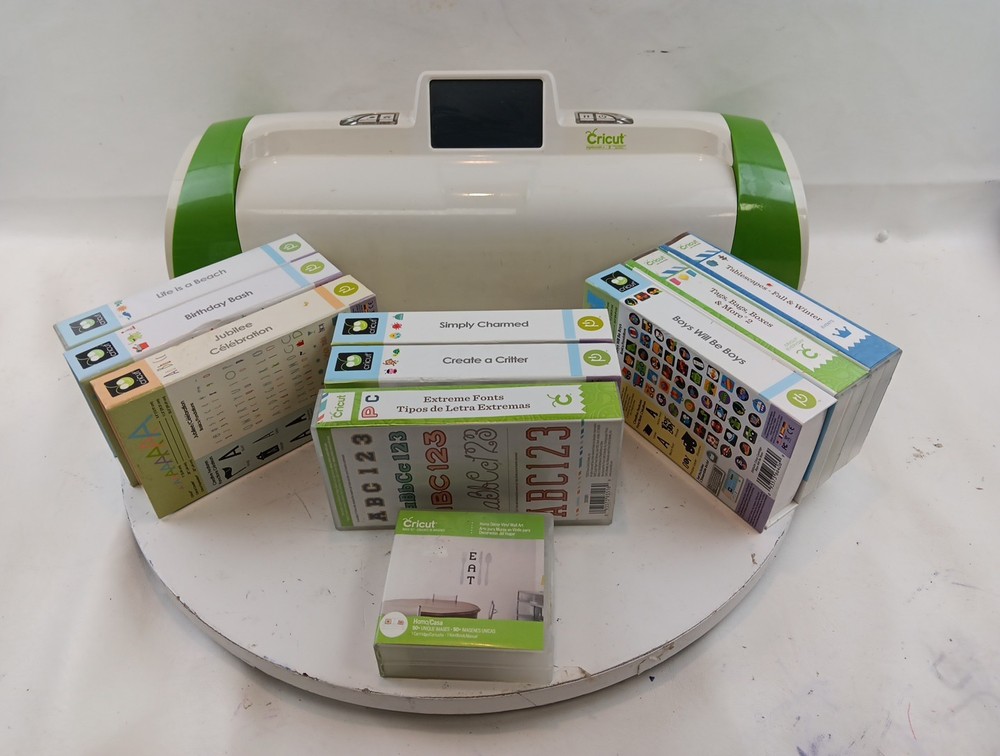 Cricut Expression 2 Cutting Machine 5th Anniversary Edition with 10 Cartridges