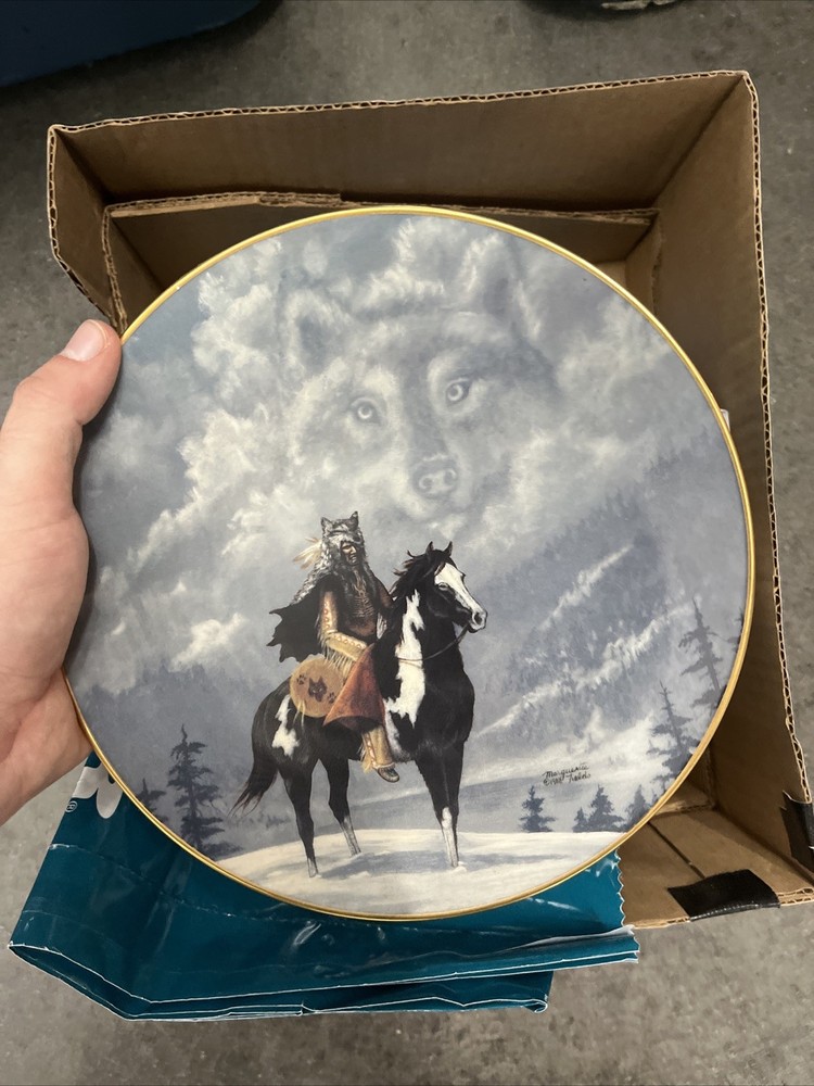 Wolf Spirit Collector Plate