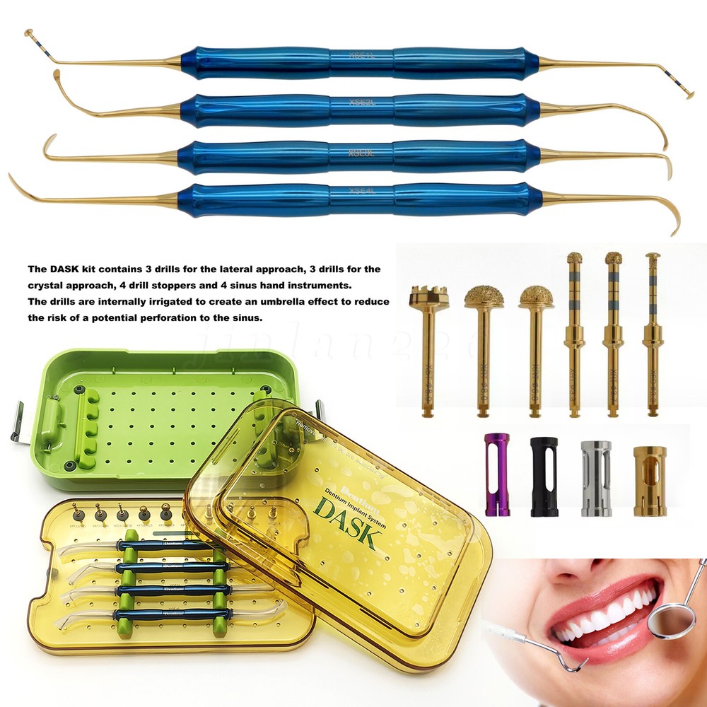 Implant Sinus Kit Crestal Lateral Approach Hydraulic Lifter Hiossen DASK