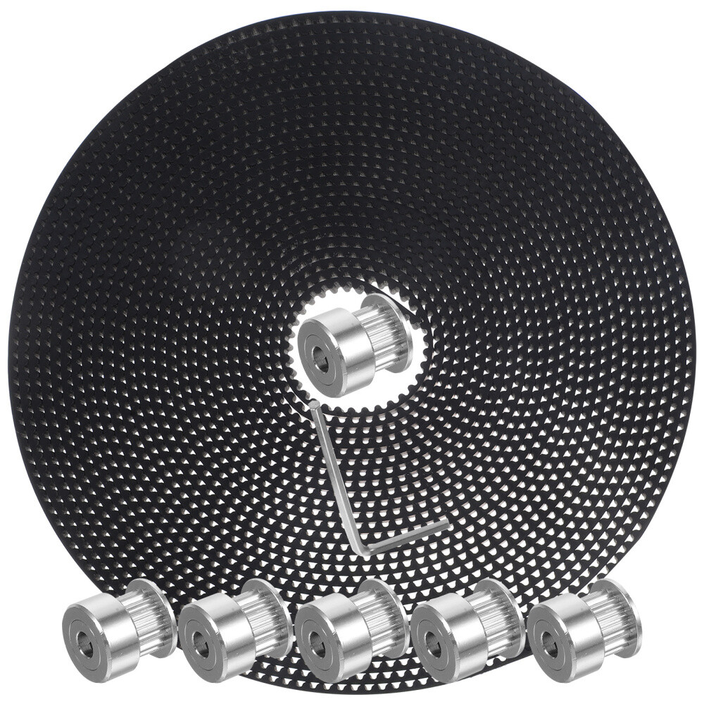 Belt Wheel Kit for Printer Crank Pulley Holder Electric Gear