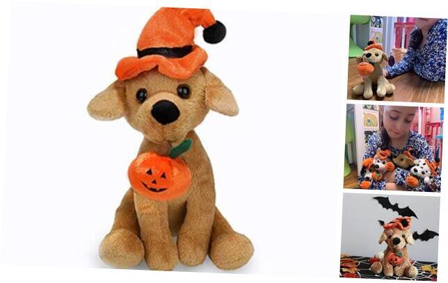 Halloween Pawpals 8 inches Puppy Dog Plush Stuffed Toy Comes with Hat Labrador-image