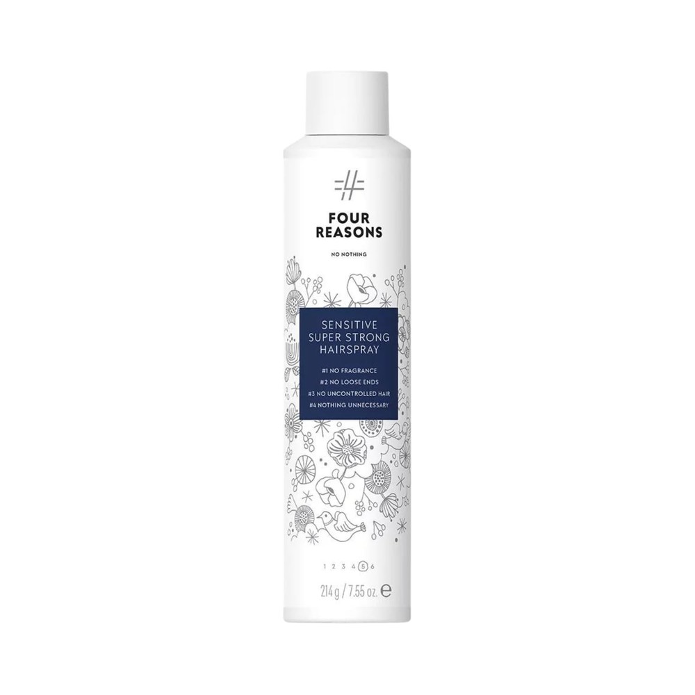 Sensitive Unscented Hairspray with Strong Hold for Styling and Finishing