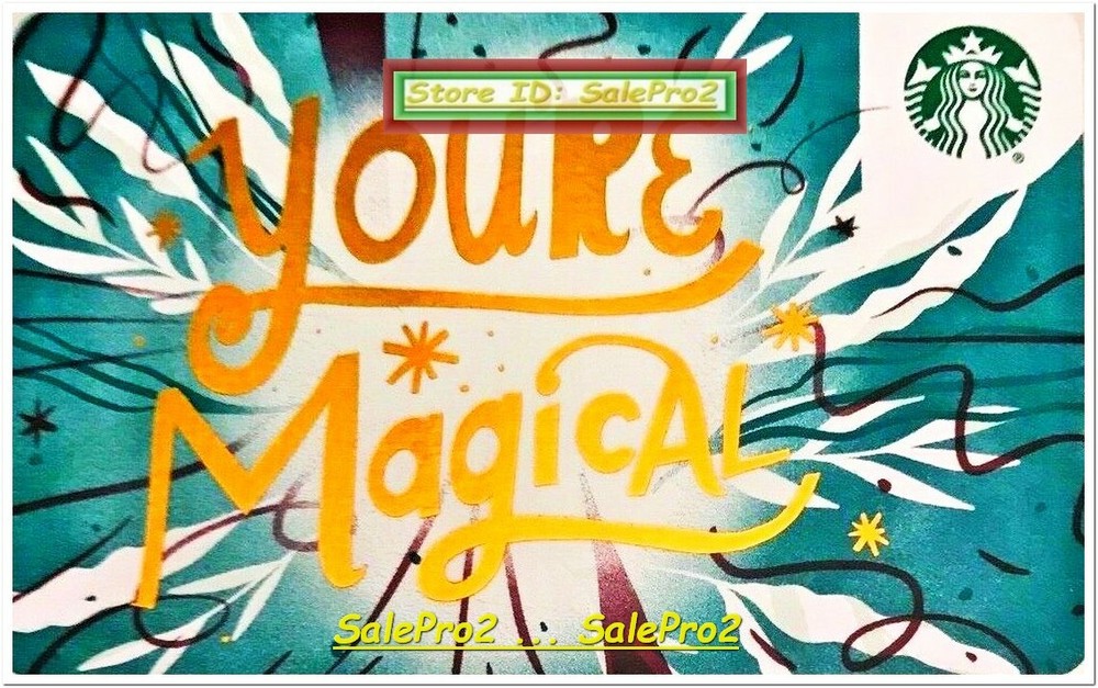 Starbucks 2018 Youre Magical Dog Recyclable Collectible Gift Card USA