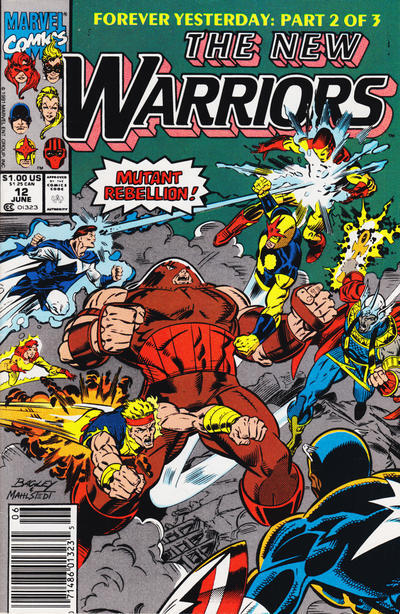 New Warriors #12 VF Newsstand Marvel Juggernaut Combined Shipping Available