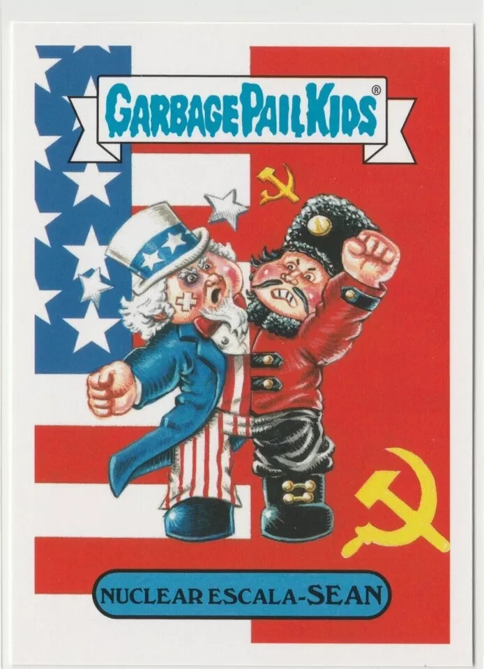 Nuclear Escala-Sean #5b Garbage Pail Kids GPK 2018 We Hate the 80s Trading Card