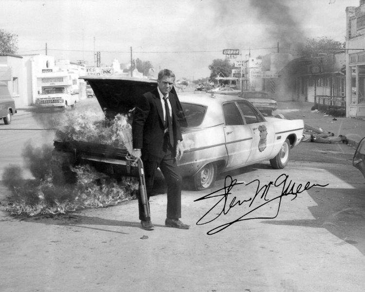 REPRINT - STEVE MCQUEEN The Getaway Autographed Signed 8 x 10 Photo Poster RP