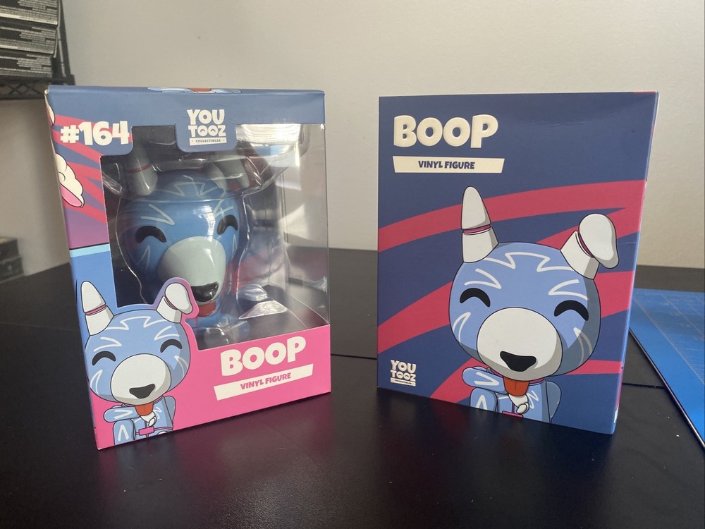 Youtooz Boop GFuel Blue Ice Vinyl Figure Dog #164 Energy Drink Formula Gamer