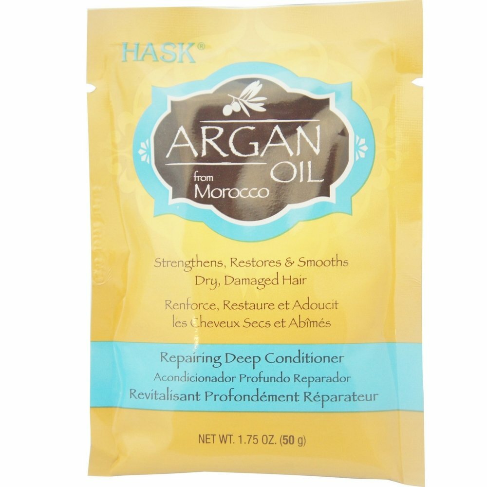 Hask Argan Oil Repairing Deep Conditioner 1.75 Oz Fast-Acting 6-Pack