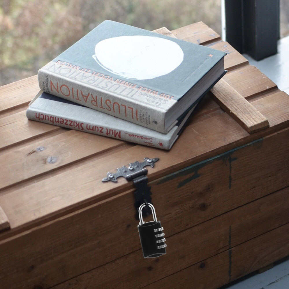 Waterproof Shackle Padlock for Outdoor Lockers and Storage  