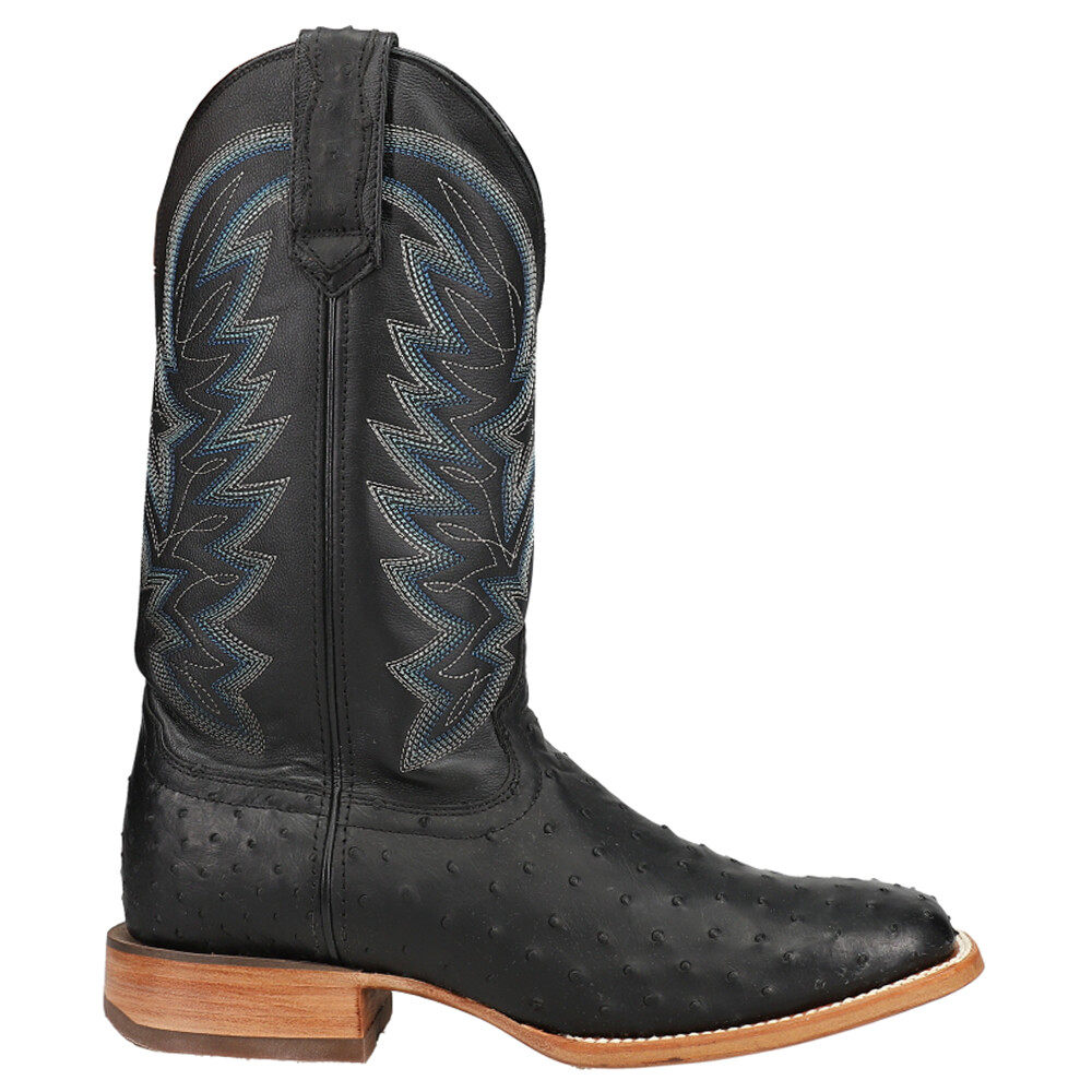 Durango Full Quill Ostrich Square Toe Cowboy  Mens Size 8 W Dress Boots DDB0273