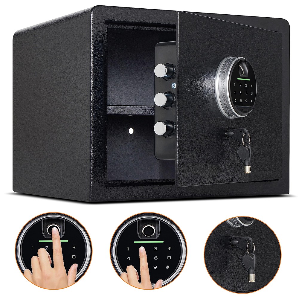 Biometric Digital Fingerprint Home Safe for Personal Security-image