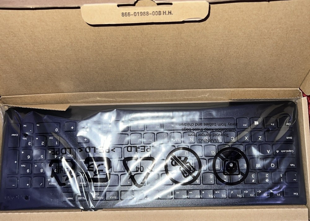 Lenovo Calliope 00XH587 Black USB Wired Desktop Keyboard New Version