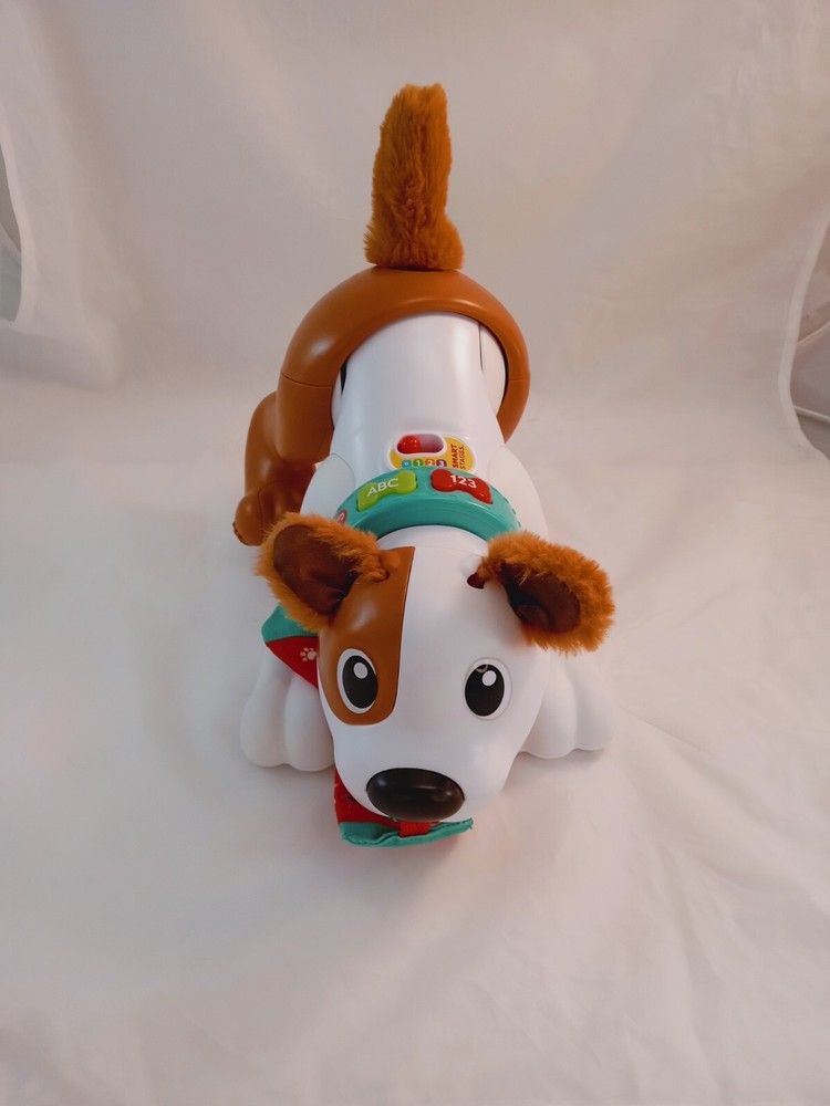 Fisher-Price 123 Crawl with Me Puppy Electronic Dog Infant Crawling Toy